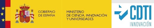 LOGO GOBIERNO DE ESPAÑA - CDTI LOGO CDTI - MINISTERIO DE CIENCIA INNOCACION UNIVESIDADES